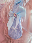 Pretty Puppy Headdress ~ Blue Lace
