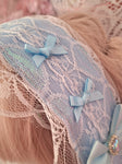 Pretty Puppy Headdress ~ Blue Lace