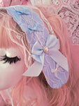 Pretty Puppy Headdress ~ Blue Lace