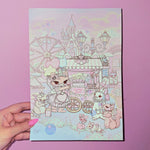 Cotton Candy Art Print