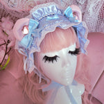 Baby Bear Headdress ~ Iridescent Blue