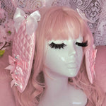 Frilly Bunny Ears ~ Pink