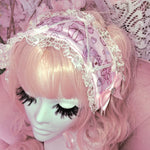 Coquette Carousel Headdress ~ Iridescent Lace