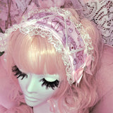 Coquette Carousel Headdress ~ Iridescent Lace