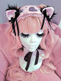 Lacey Kitten Headress ~ Darkly Kawaii