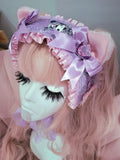 Lacey Kitten Headress ~ Lilac Kuro-mi