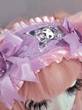 Lacey Kitten Headress ~ Lilac Kuro-mi