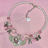 Beaded Candy Necklace ~ Angel Tears