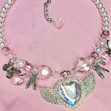 Beaded Candy Necklace ~ Angel Tears