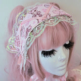 Coquette Carousel Headdress ~ Iridescent Lace