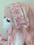 Coquette Carousel Headdress ~ Iridescent Lace
