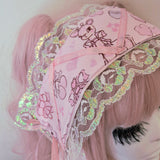 Coquette Carousel Headdress ~ Iridescent Lace