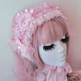 Lacey Leopard Headress ~ Pink