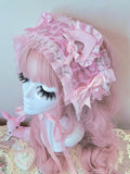 Lacey Leopard Headress ~ Pink