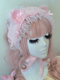 Lacey Kitten Headress ~ Pink Fur