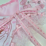 Love Letters Collar ~ Lacey Bows
