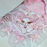 Love Letters Collar ~ Lacey Bows