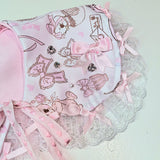 Love Letters Collar ~ Lacey Bows