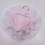 Pretty Kitty Bag Charm ~ Lacey Bows