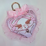 Pretty Kitty Bag Charm ~ Pink Rose