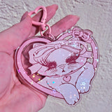 Pussy Power Holographic Bag Charm