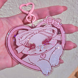 Pussy Power Holographic Bag Charm