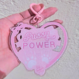 Pussy Power Holographic Bag Charm