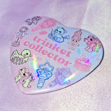 Trinket Collector Holographic Button Badge
