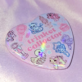 Trinket Collector Holographic Button Badge