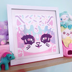 Sprinkles Kitty Art Print