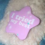 Pink Star Sparkle Pin Badges