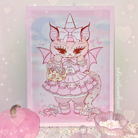 Cinnamon Swirl Art Print