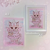 Cinnamon Swirl Art Print