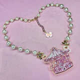 Coquette Carousel Necklace