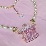 Coquette Carousel Necklace