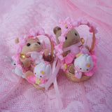 Sweet Candy Basket Ornaments