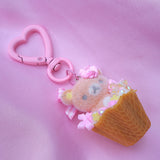 Teddybear Sundae Bag Charm