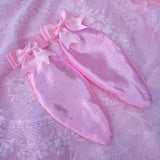Bunny Ears ~ Pink Diamante Satin