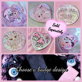 Monster Parade Rosette Brooches/ Bag Charms (Customizable)