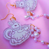Afternoon Tea Bunny Earrings