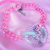 Aurora Necklace ~ Pink