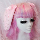 Fluffy Bunny Ears ~ Pink Pearl