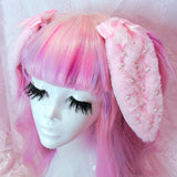 Fluffy Bunny Ears ~ Pink Pearl