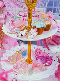 Kitty Surprise Brooch (two way clip) ~ Lemon Sherbert Iridescent