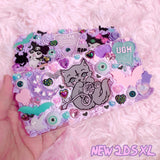 Creepy Cute OR Kawaii Custom Switch Case ~ Fake Cream, Pastel Goth Deco (DS, 3DS / XL, Oled, Switch 2, PS Vita)
