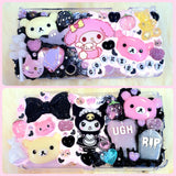 Creepy Cute OR Kawaii Custom Switch Case ~ Fake Cream, Pastel Goth Deco (DS, 3DS / XL, Oled, Switch 2, PS Vita)