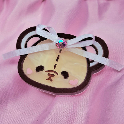 Teddy Bear Two Way Clip ~ 2 Colours