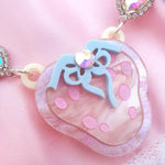 Strawberry Rose Necklace