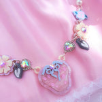 Strawberry Rose Necklace