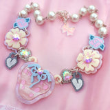 Strawberry Rose Necklace